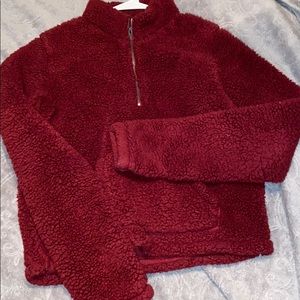 Half-zip Sherpa Sweatshirt